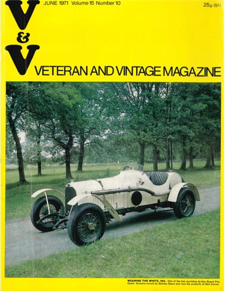 1971 VETERAN AND VINTAGE MAGAZINE 15 ENGELS