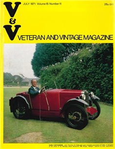 1971 VETERAN AND VINTAGE MAGAZIN 16 ENGLISCH