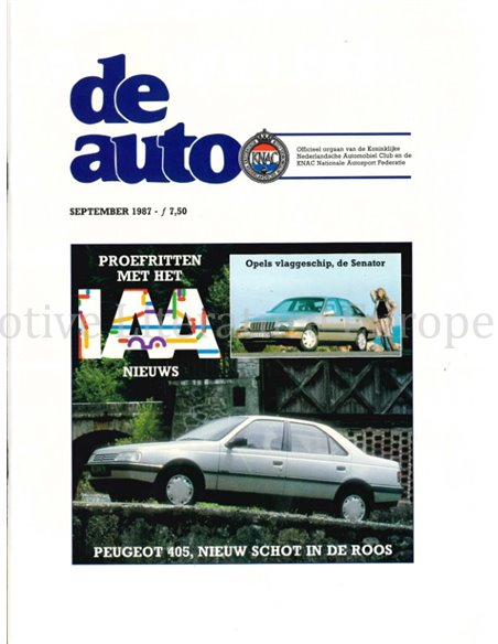 1987 DE AUTO MAGAZINE 09 NEDERLANDS