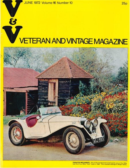1972 VETERAN AND VINTAGE MAGAZINE 16 ENGLISH