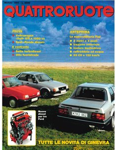 1984 QUATTRORUOTE MAGAZINE 341 ITALIAANS