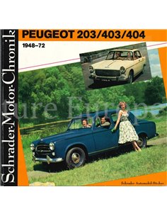 PEUGEOT 203 / 403 / 404, SCHRADER MOTOR CHRONIK