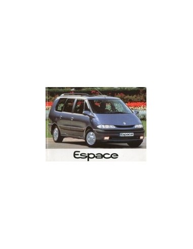 1997 RENAULT ESPACE INSTRUCTIEBOEKJE FRANS