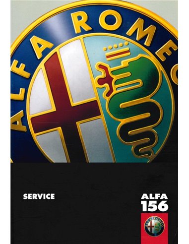 1997 ALFA ROMEO 156 SERVICE HANDBOOK