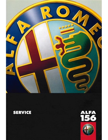 1999 ALFA ROMEO 156SERVICE HANDBOEK
