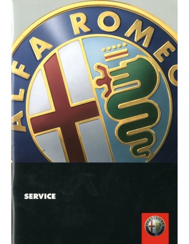 1998 ALFA ROMEO SERVICE HANDBOOK