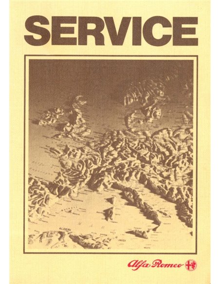 1983 ALFA ROMEO SERVICE BETRIEBSANLEITUNG