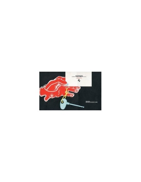1957 FERRARI 250 GT BOANO BROCHURE ITALIAANS