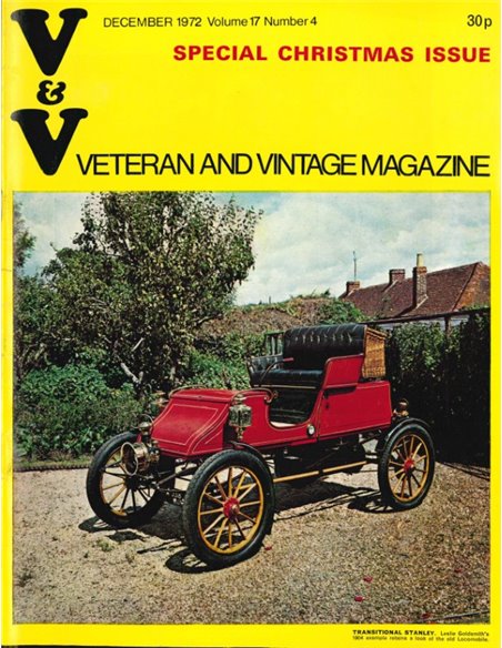 1972 VETERAN AND VINTAGE MAGAZINE 16 ENGLISH