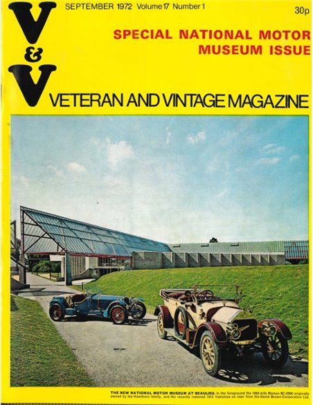 1972 VETERAN AND VINTAGE MAGAZINE 17 ENGLISH
