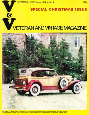 1973 VETERAN AND VINTAGE MAGAZINE 18 ENGLISH