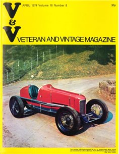 1974 VETERAN AND VINTAGE MAGAZINE 18 ENGLISH