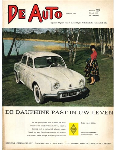 1959 DE AUTO MAGAZINE 20 DUTCH