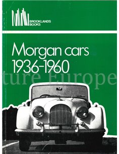 MORGAN CARS 1936 - 1960, BROOKLANDS BOOKS