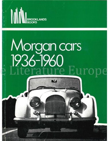 MORGAN CARS 1936 - 1960, BROOKLANDS BOOKS