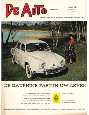 1959 DE AUTO MAGAZIN 23 NIEDERLÄNDISCH