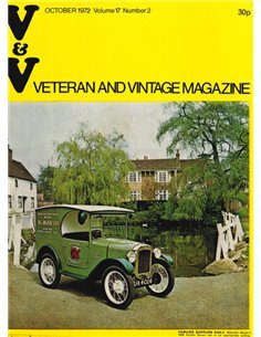 1972 VETERAN AND VINTAGE MAGAZINE 17 ENGELS