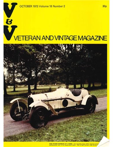 1973 VETERAN AND VINTAGE MAGAZIN 18 ENGLISCH