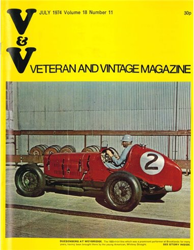 1974 VETERAN AND VINTAGE MAGAZIN 18 ENGLISCH