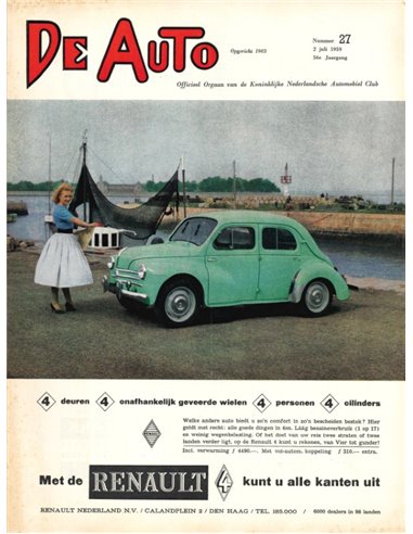 1959 DE AUTO MAGAZIN 27 NIEDERLÄNDISCH