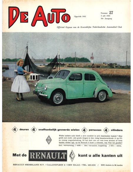 1959 DE AUTO MAGAZIN 27 NIEDERLÄNDISCH