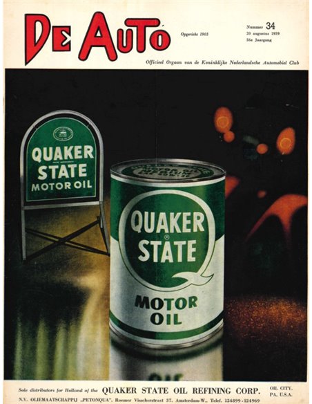 1959 DE AUTO MAGAZIN 34 NIEDERLÄNDISCH