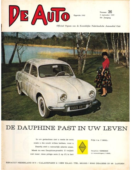 1959 DE AUTO MAGAZIN 35 NIEDERLÄNDISCH