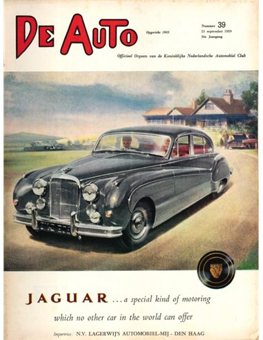 1959 DE AUTO MAGAZIN 39 NIEDERLÄNDISCH