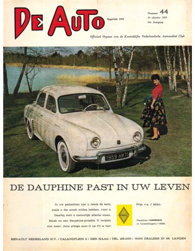 1959 DE AUTO MAGAZINE 44 DUTCH