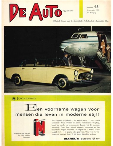 1959 DE AUTO MAGAZINE 45 DUTCH