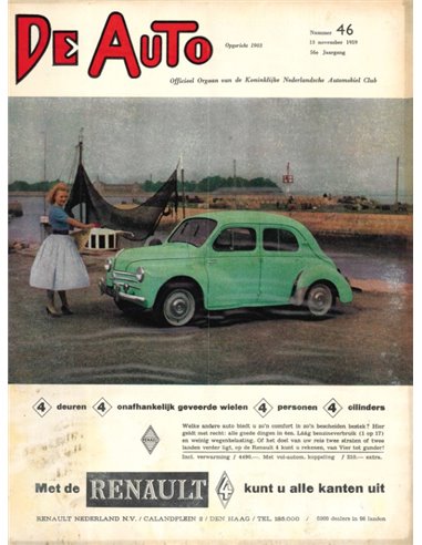 1959 DE AUTO MAGAZINE 46 DUTCH
