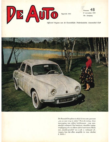 1959 DE AUTO MAGAZINE 48 DUTCH
