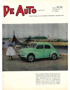 1959 DE AUTO MAGAZIN 51-52 NIEDERLÄNDISCH