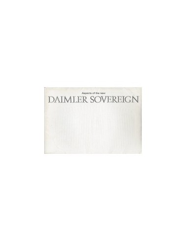 1966 DAIMLER SOVEREIGN BROCHURE ENGELS