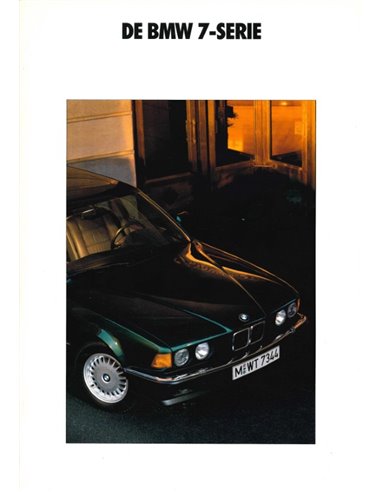 1990 BMW 7 SERIES BROCHURE DUTCH
