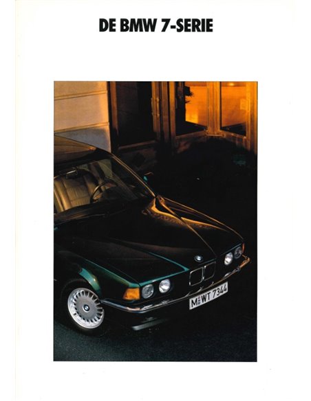 1990 BMW 7ER PROSPEKT NIEDERLÄNDISCH