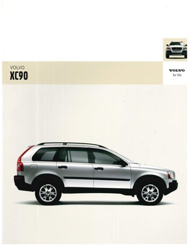 2005 VOLVO XC90 PROSPEKT NIEDERLÄNDISCH