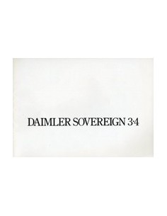 1975 DAIMLER SOVEREIGN 3.4 BROCHURE ENGELS