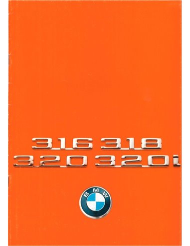 1975 BMW 3 SERIE BROCHURE NEDERLANDS