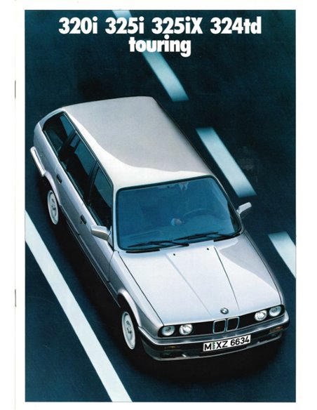 1988 BMW 3 SERIE 318i TOURING BROCHURE NEDERLANDS