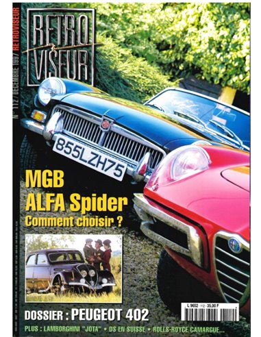 1997 RETROVISEUR MAGAZINE 112 FRENCH