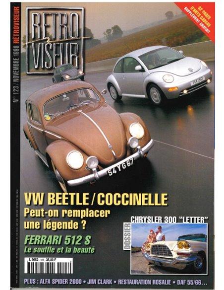 1998 RETROVISEUR MAGAZIN 123 FRANZÖSISCH