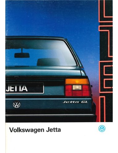 1987 VOLKSWAGEN JETTA BROCHURE DUTCH