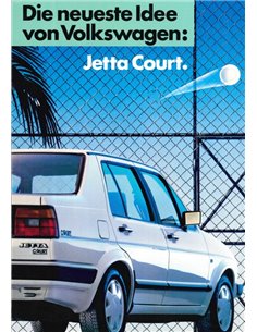 1987 VOLKSWAGEN JETTA COURT BROCHURE GERMAN