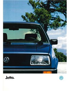 1987 VOLKSWAGEN JETTA BROCHURE FRANS