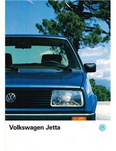 1986 VOLKSWAGEN JETTA BROCHURE NEDERLANDS