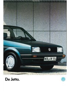 1986 VOLKSWAGEN JETTA BROCHURE NEDERLANDS