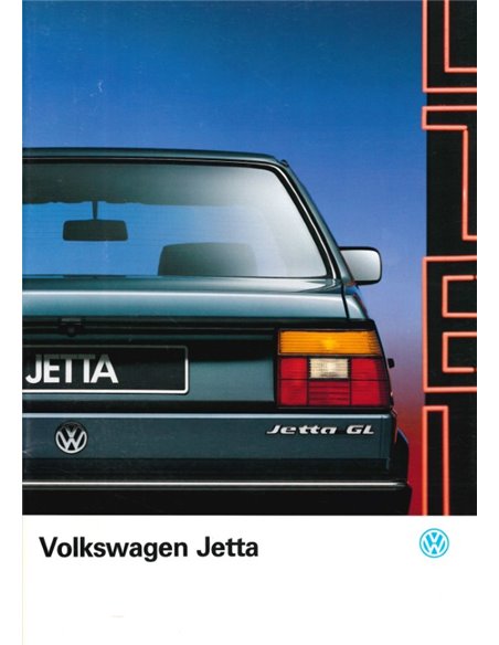 1988 VOLKSWAGEN JETTA PROSPEKT NIEDERLÄNDISCH
