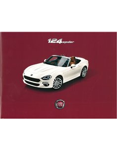 2016 FIAT 124 SPIDER BROCHURE DUITS