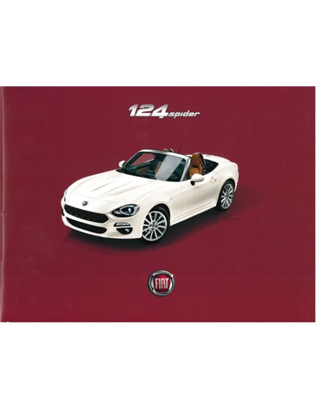 2016 FIAT 124 SPIDER BROCHURE GERMAN